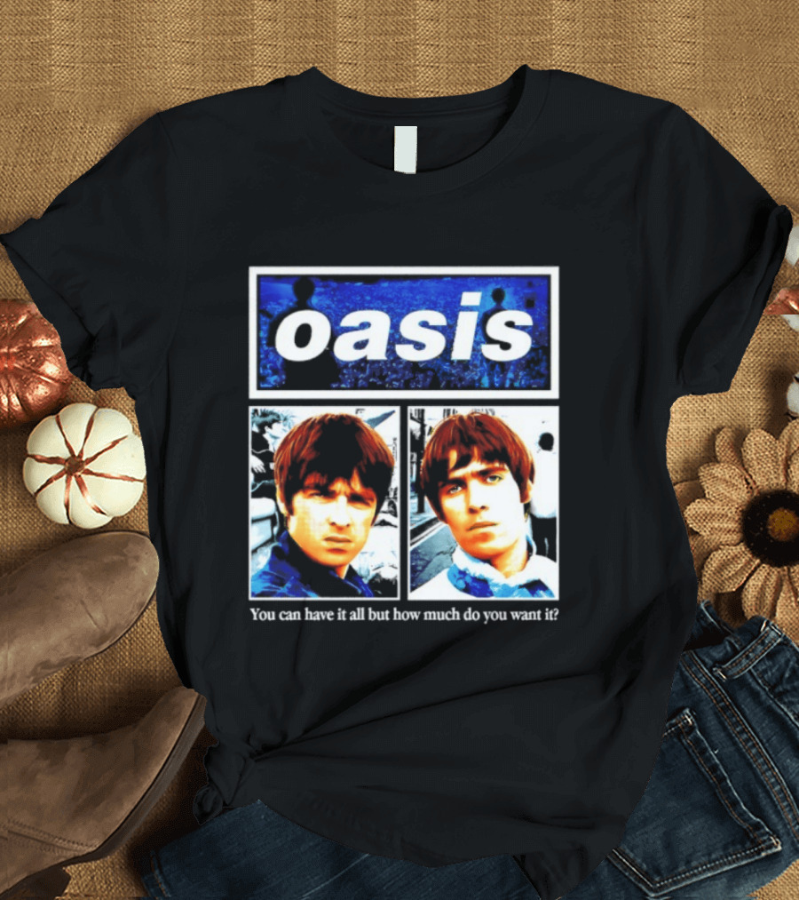 Oasis You Can Have It All But How Much Do You Want It Music Band T-Shirt