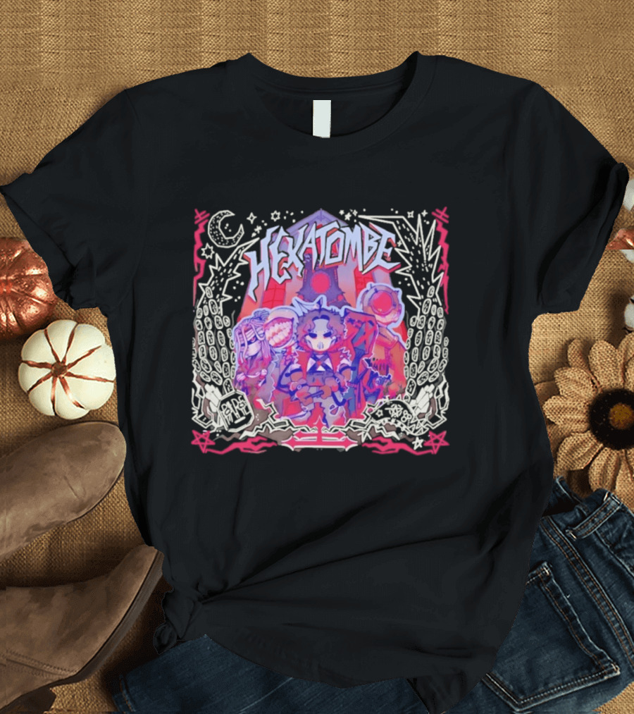 Hexatombe Paranormal Ordem Anime Characters Celestial T-Shirt