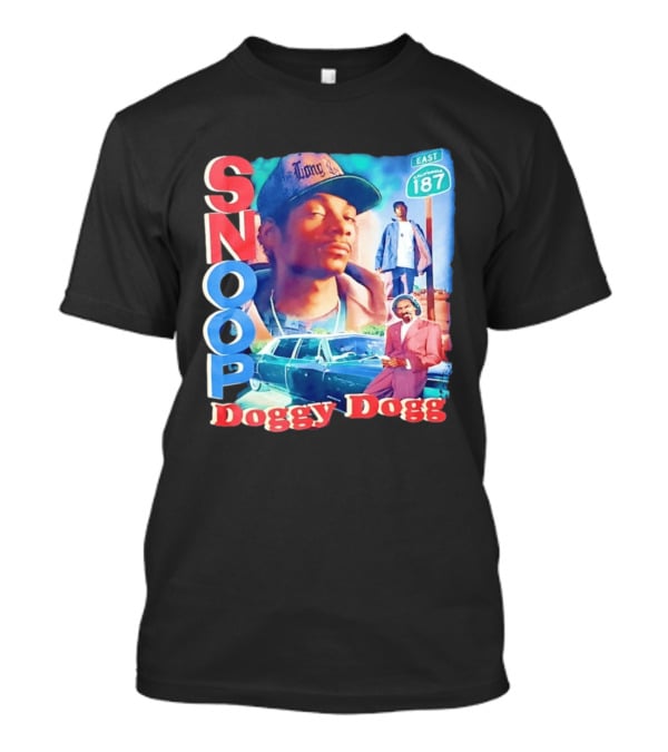 Snoop Doggy Dogg East California 187 Vintage Style Urban Fashion T-Shirt