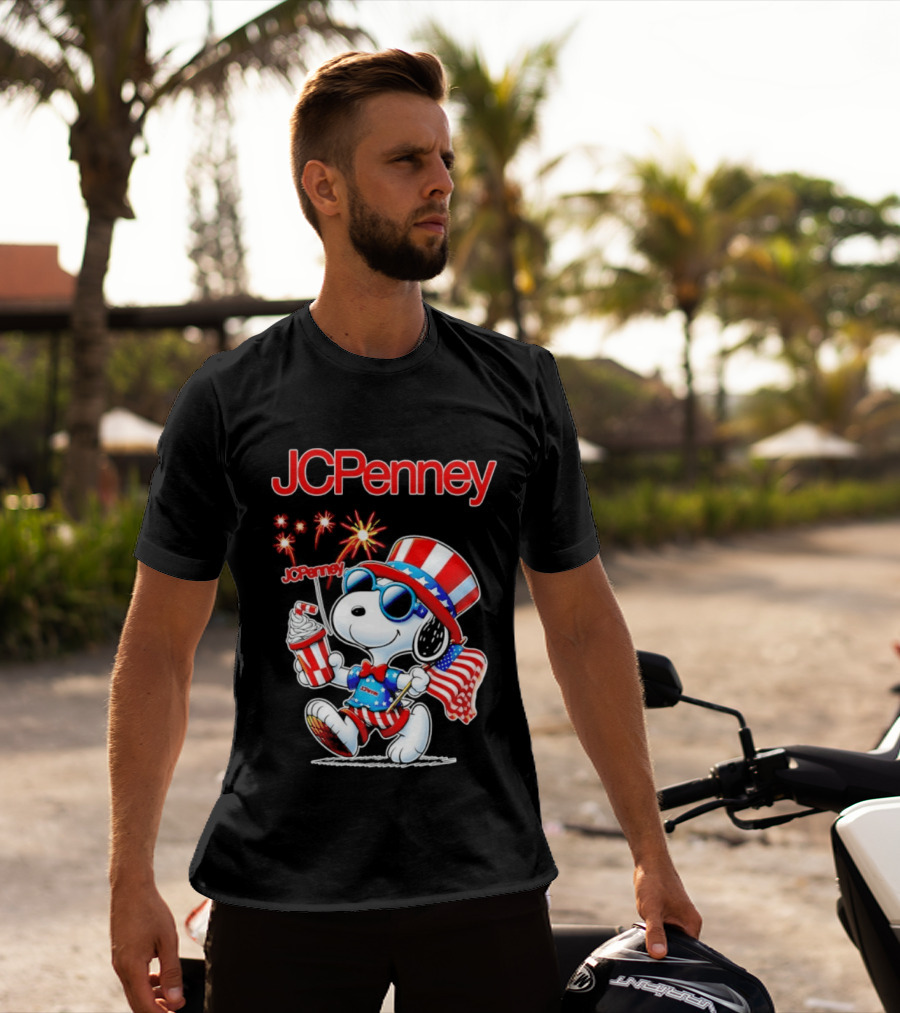JCPenney Snoopy America 1776 2026 250th Anniversary Celebration T-Shirt