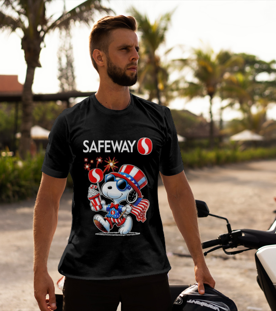 Snoopy Safeway 250th Anniversary 1776 2026 America Celebration T-Shirt