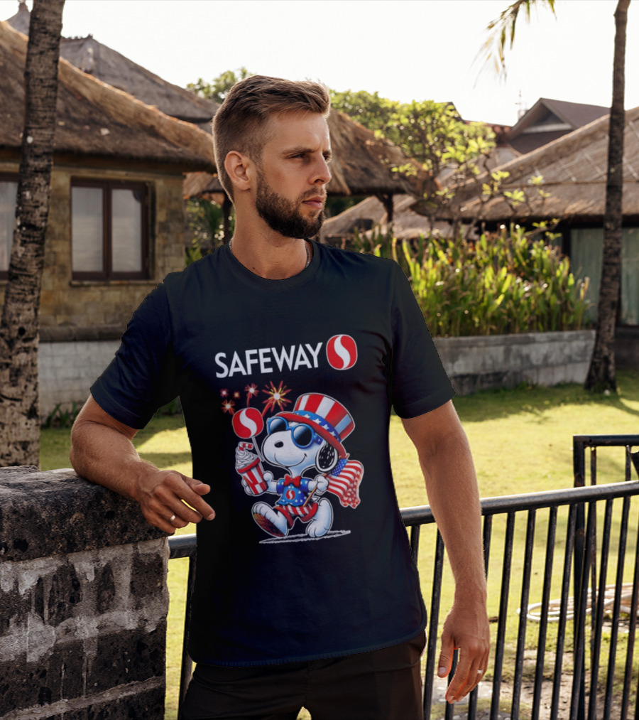Snoopy Safeway 250th Anniversary 1776 2026 America Celebration T-Shirt