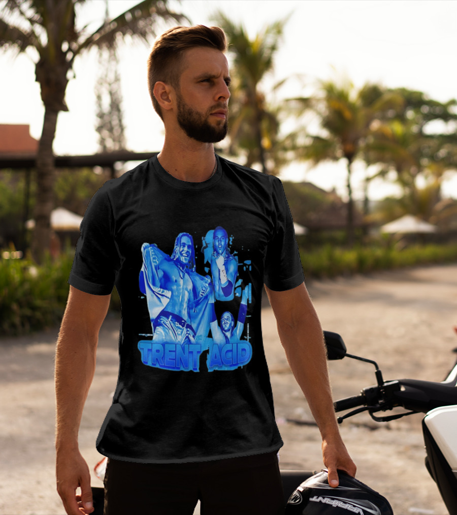 Trent Acid Wrestling Legend Blue Collage без буквы T-Shirt