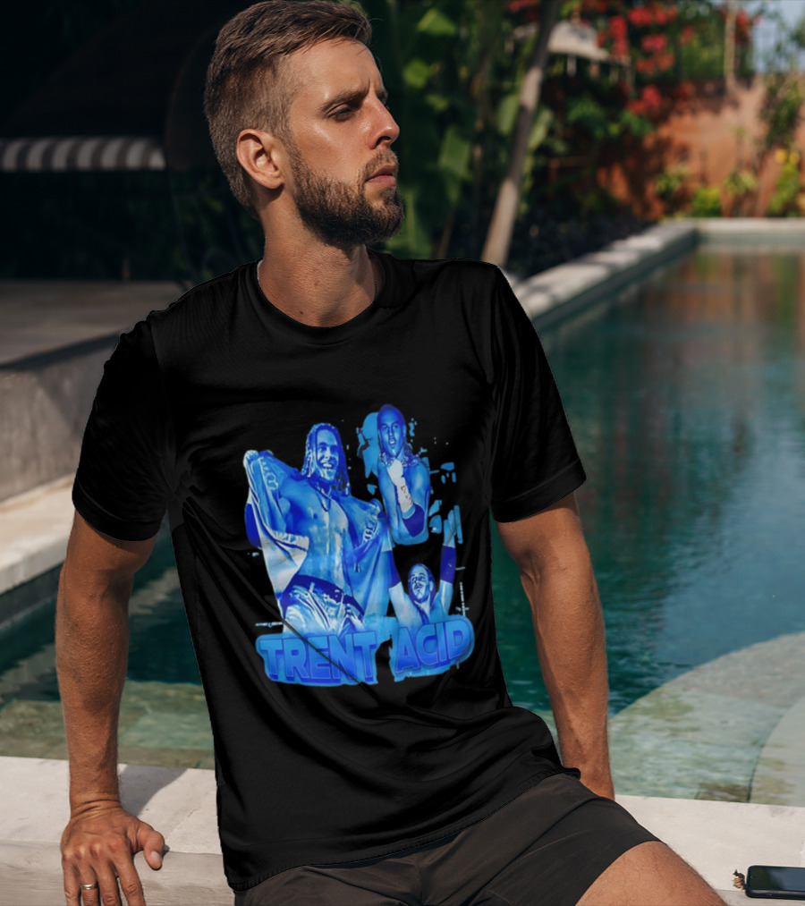 Trent Acid Wrestling Legend Blue Collage без буквы T-Shirt