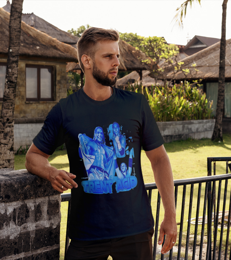 Trent Acid Wrestling Legend Blue Collage без буквы T-Shirt