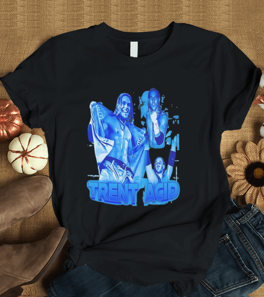 Trent Acid Wrestling Legend Blue Collage без буквы T-Shirt