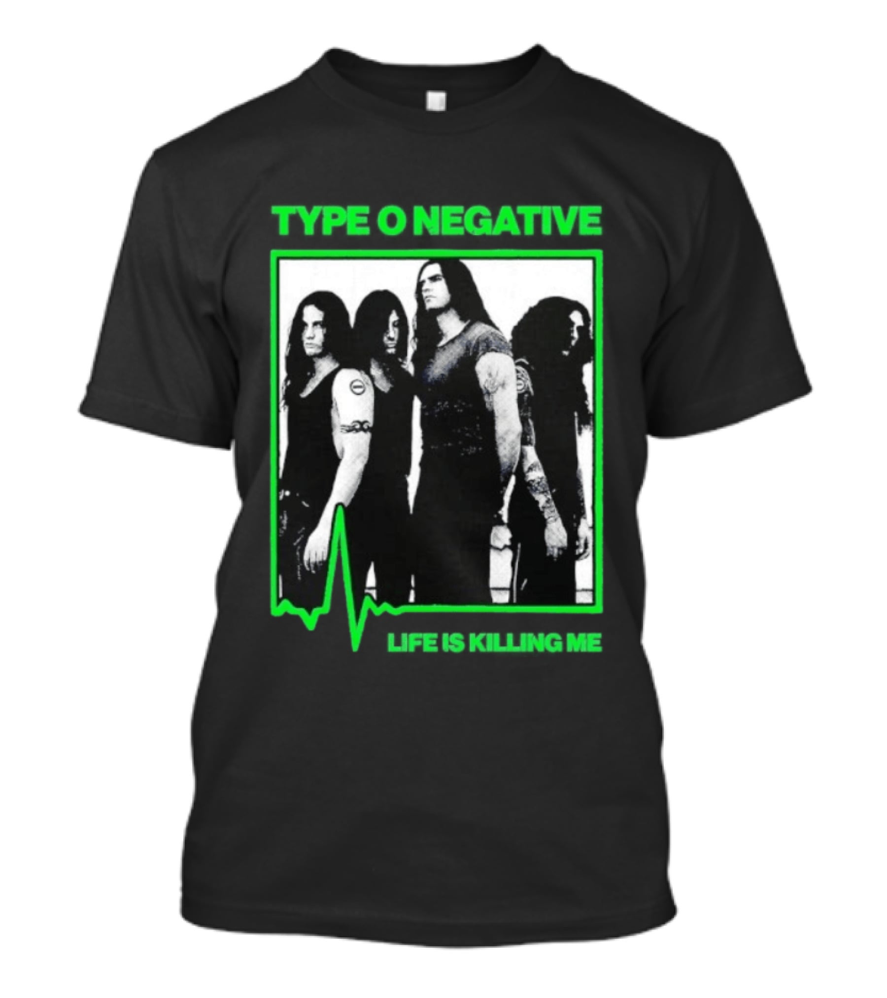 Type O Negative Life Is Killing Me Band Photo Peter Steele T-Shirt