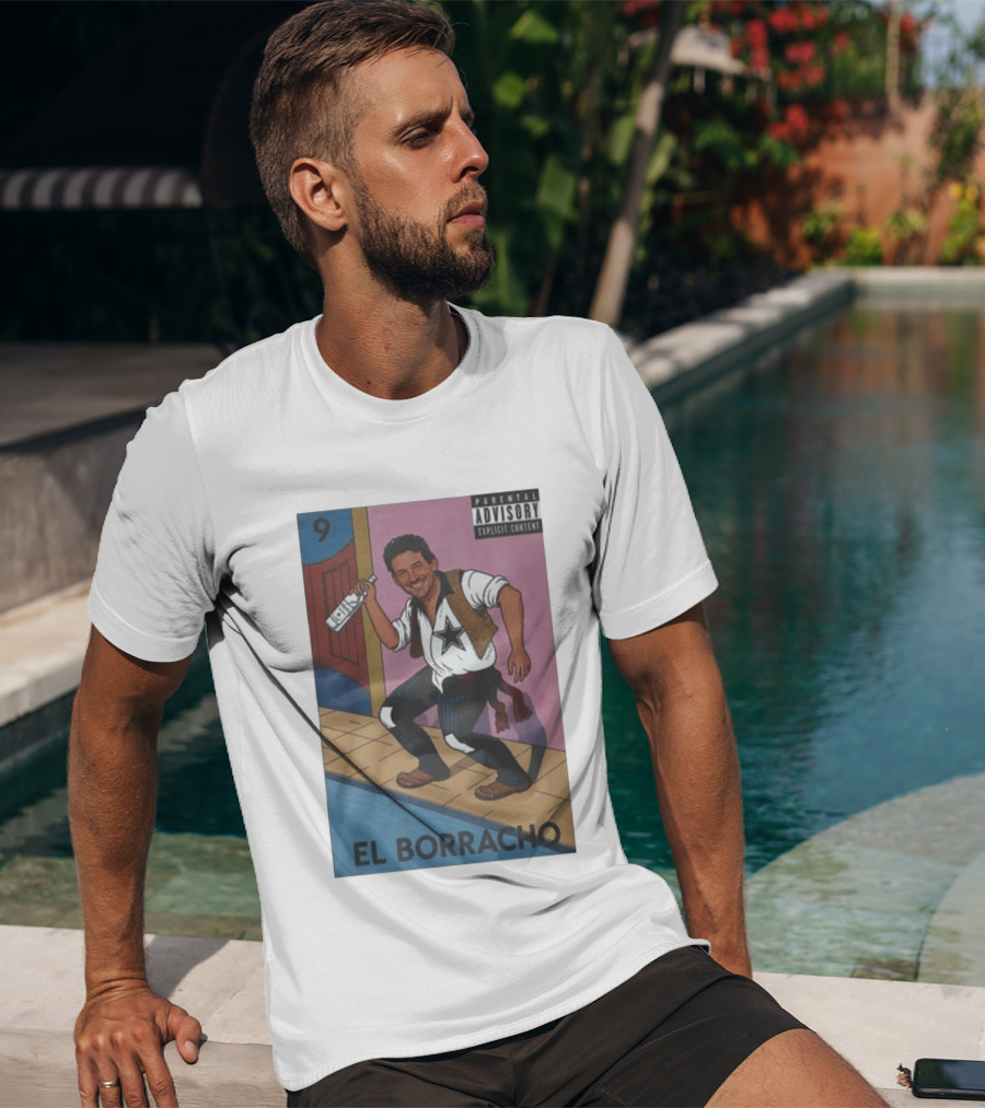 Tony Romo El Borracho Parental Explicit Content 9 Dallas Football Star T-Shirt