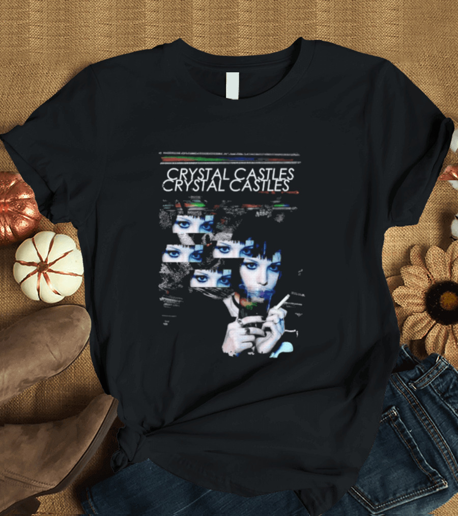 Crystal Castles Alice Glass Glitch T-Shirt