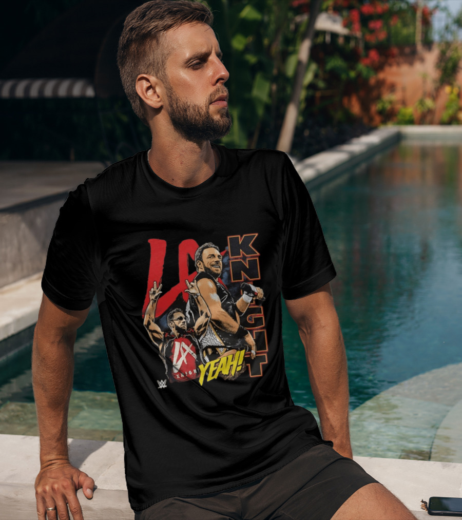 LA Knight WWE Yeah Vertical Name 2026 T-Shirt
