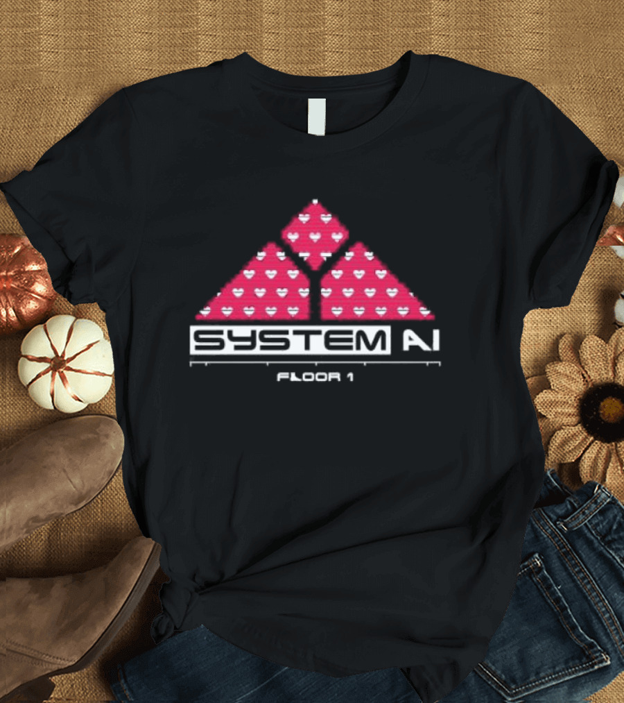 System AI Floor 1 Triangular Heart T-Shirt