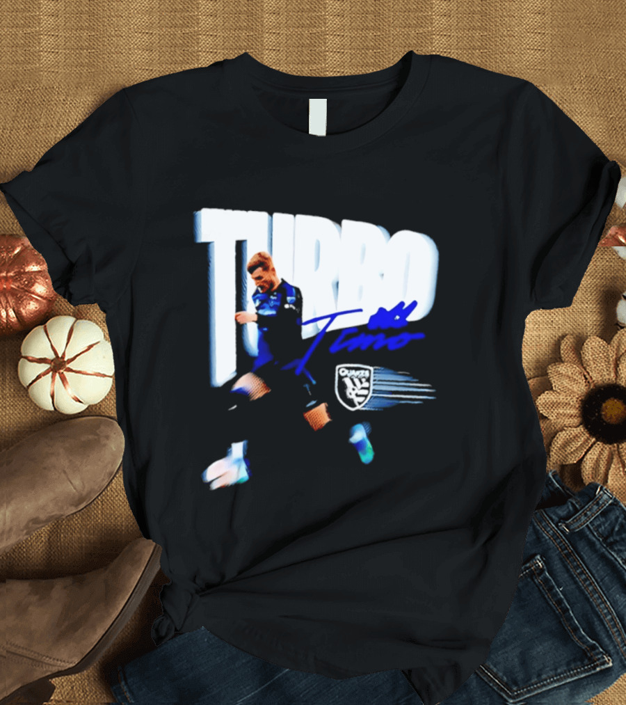 Turbo Timo San Jose Earthquakes Soccer Player Promotion T-Shirt