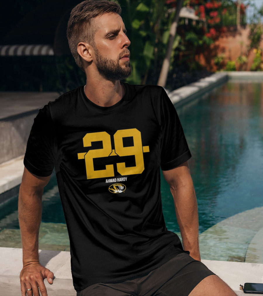 Ahmad Hardy 29 Missouri Tigers NCAA Football T-Shirt