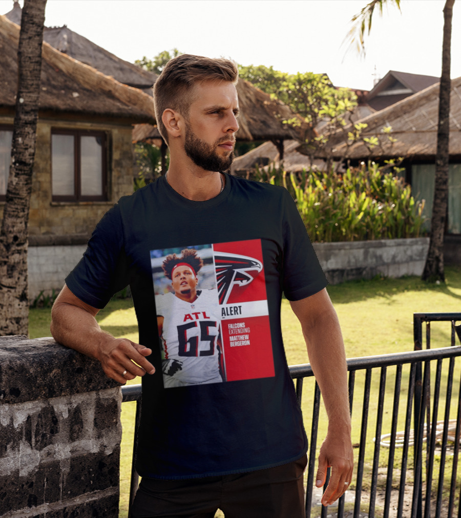 Atlanta Alert Falcons Extending Matthew Bergeron 2026 Season T-Shirt