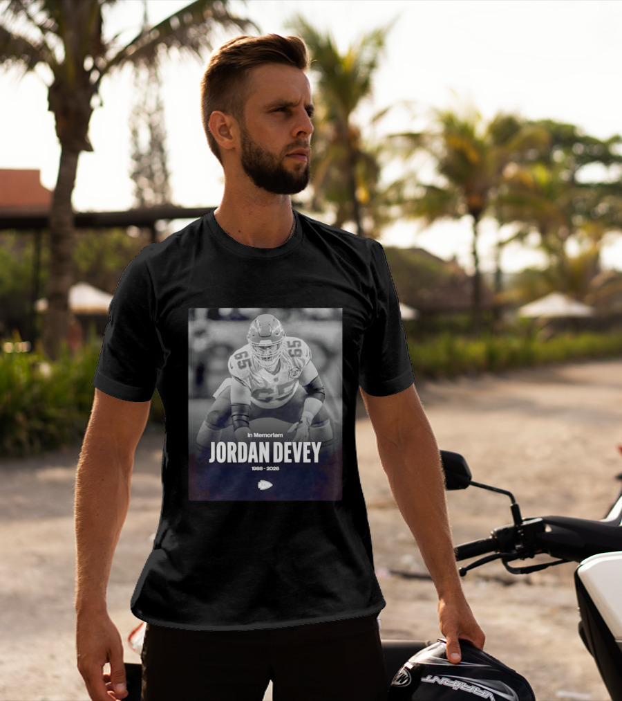 In Memoriam Jordan Devey 1988 2026 Kansas City Chiefs NFL T-Shirt