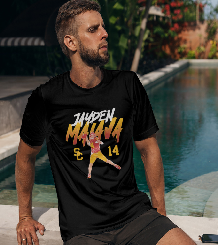 Jayden Maiava 14 USC Trojans Football SC 14 T-Shirt