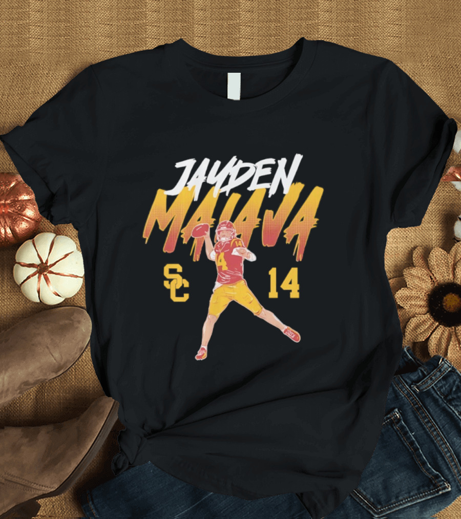 Jayden Maiava 14 USC Trojans Football SC 14 T-Shirt