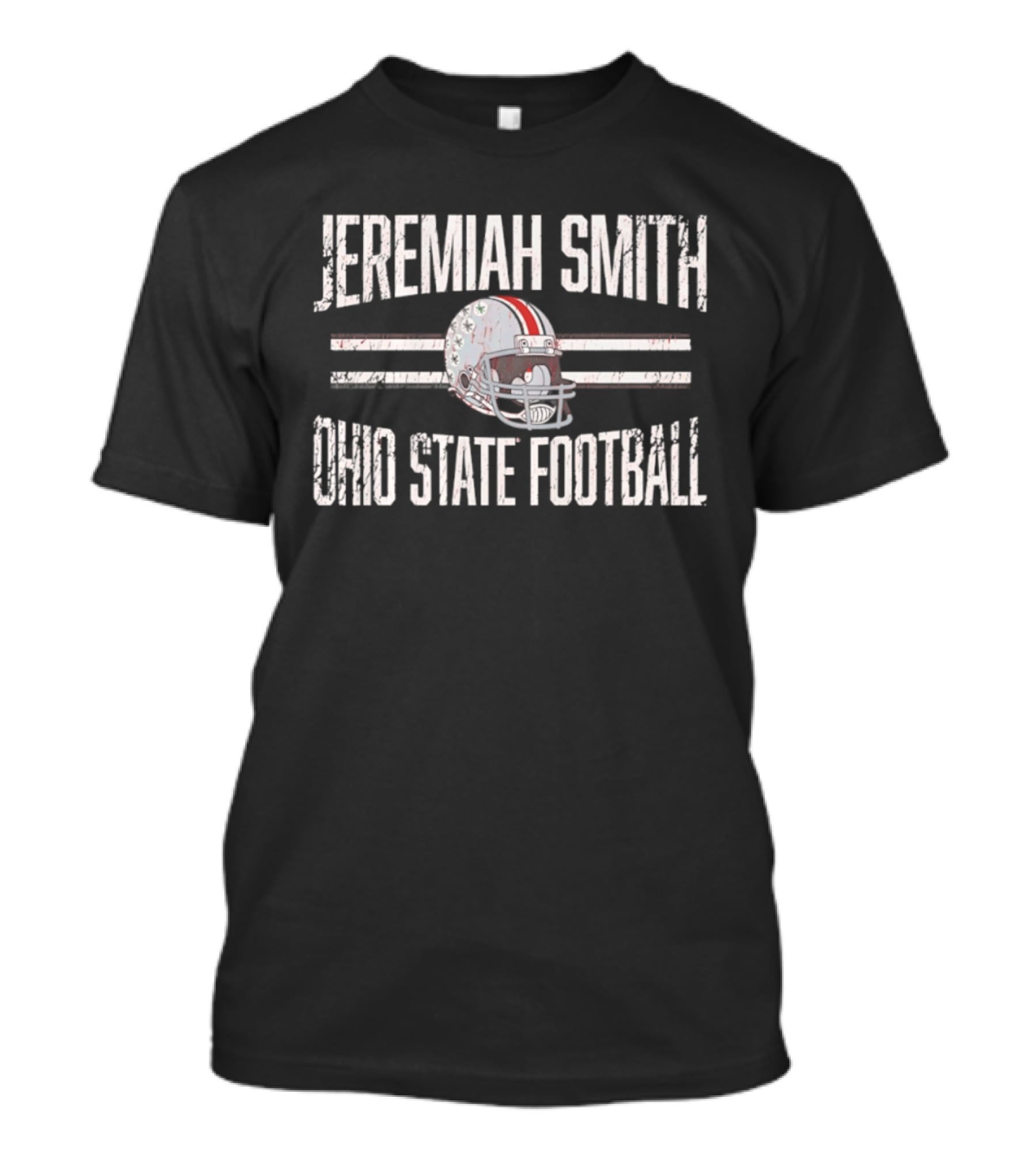 Jeremiah Smith Ohio State Football Helmet Hero NCAA Buckeyes T-Shirt