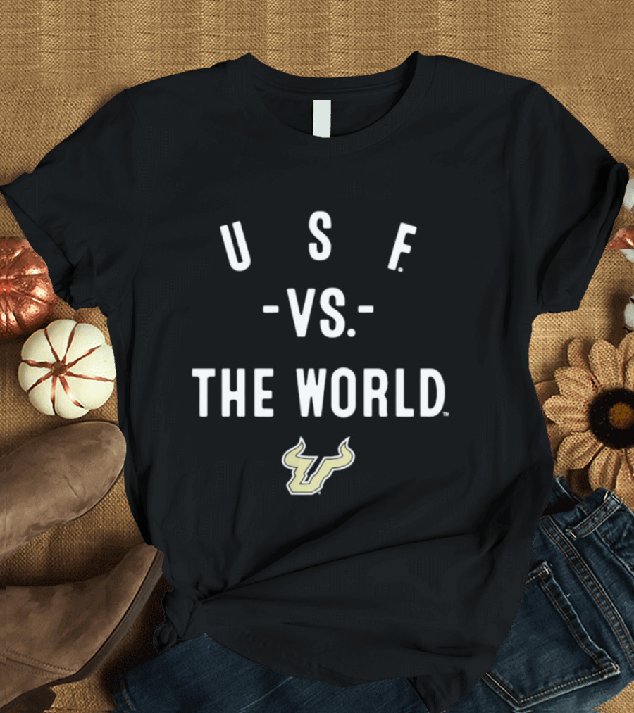 USF Bulls Vs The World 2026 NCAA Season South Florida T-Shirt