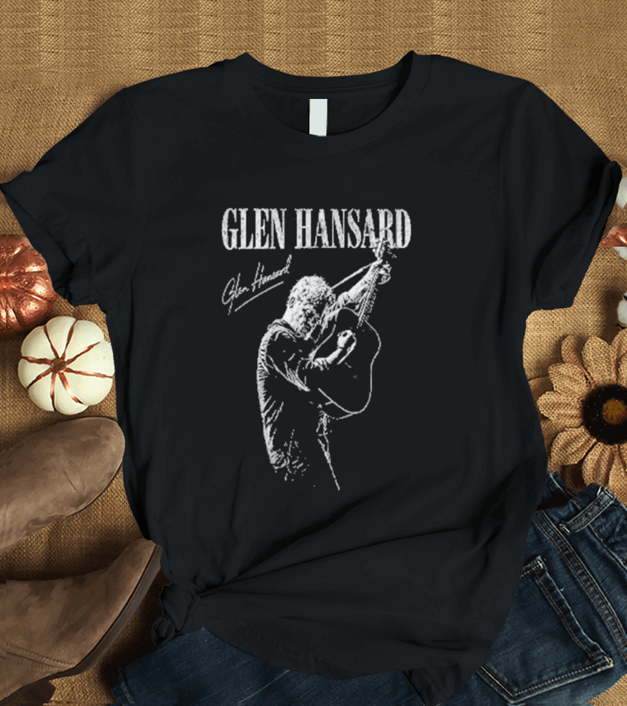 Glen Hansard Signature With Guitar Player T-Shirt
