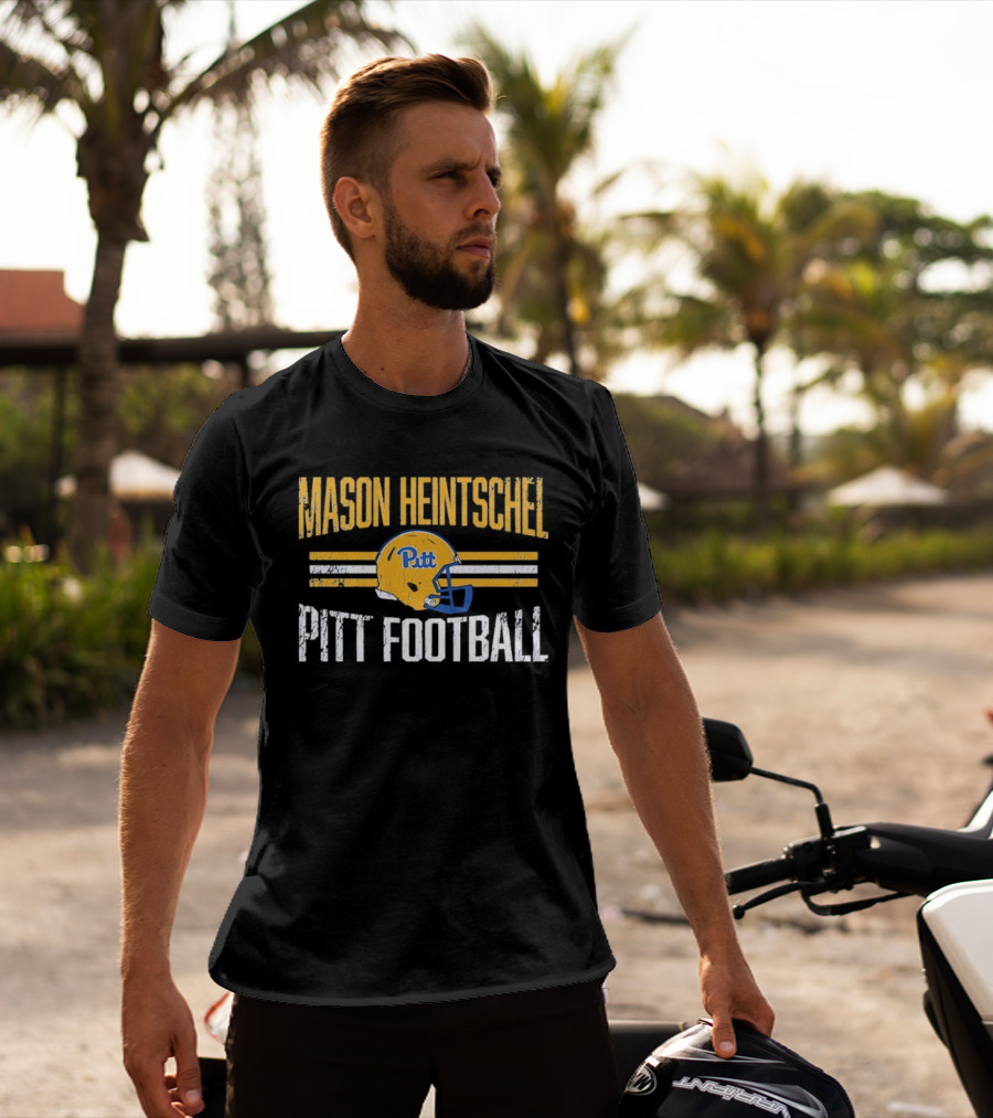 Mason Heintschel Pitt Football Panthers NCAA Helmet T-Shirt