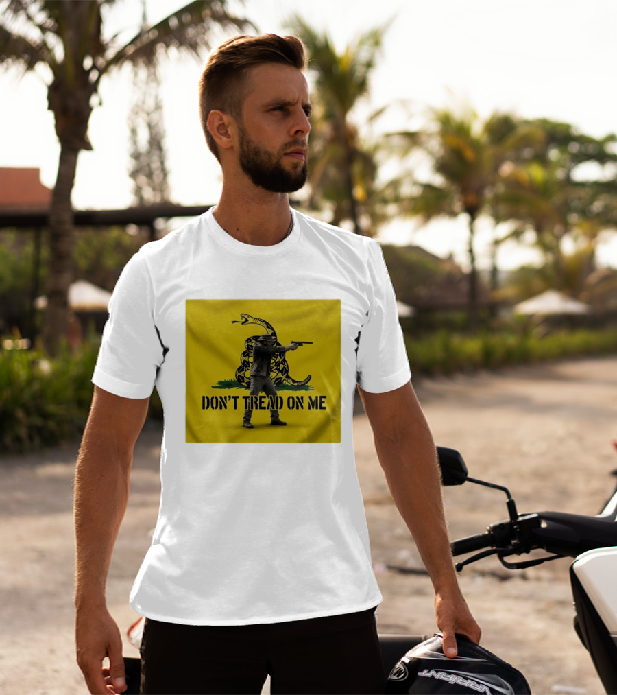 Jordan Salinas Don't Tread On Me Gadsden Flag Cowboy Gun T-Shirt