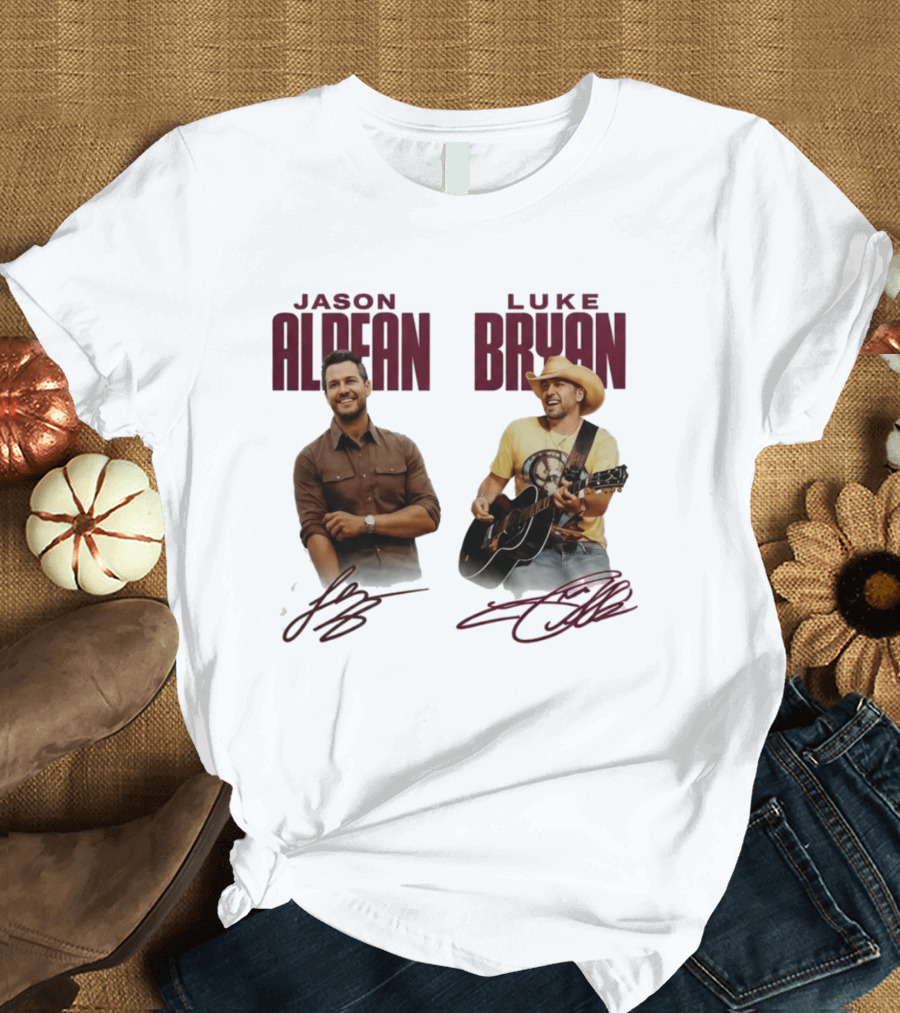 Montana Grizzlies Jason Aldean Luke Bryan Collaboration T-Shirt