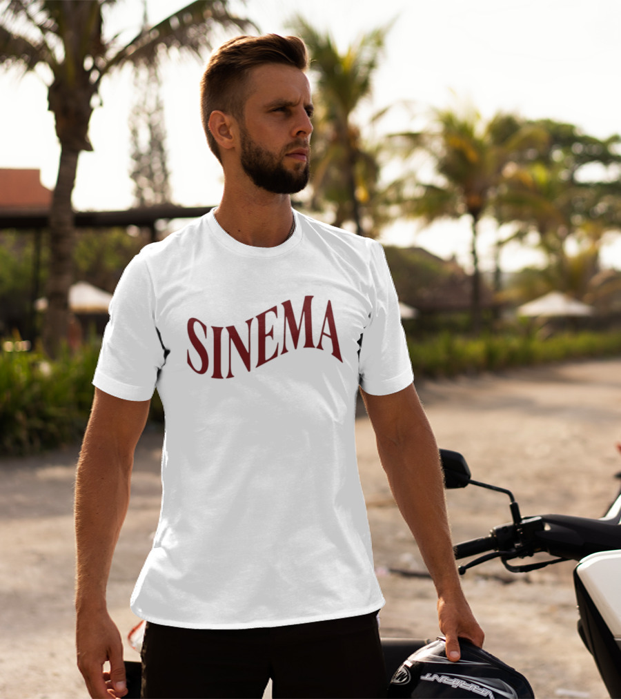 Rachel Sennott Sinema Bold Lettering T-Shirt