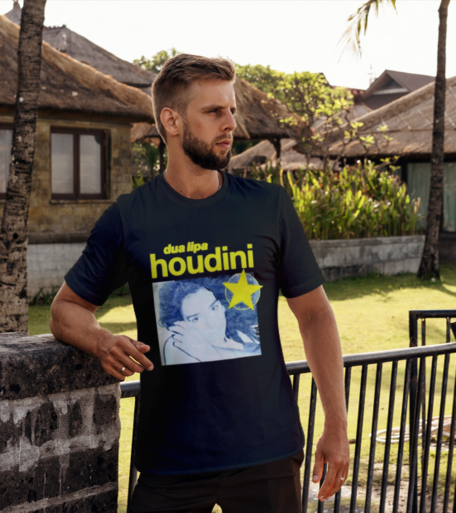 Dua Lipa Houdini Pop Music Radical Optimism Yellow Star T-Shirt