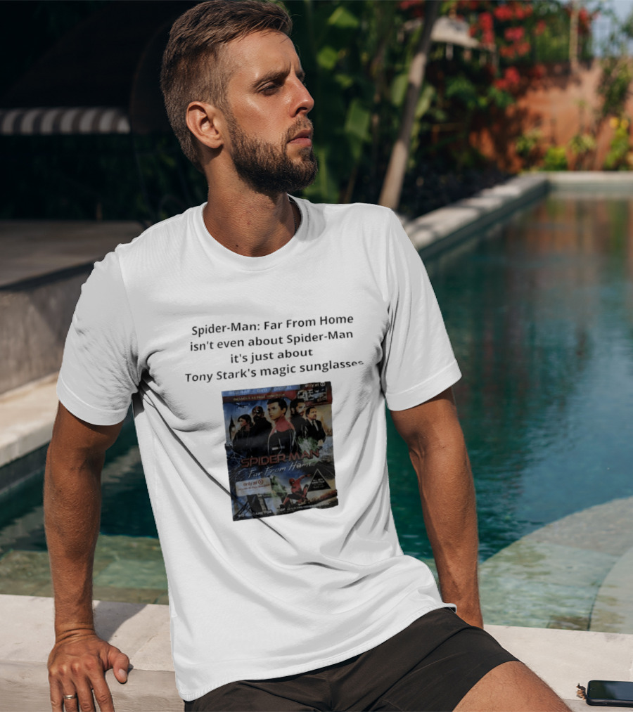 Spider Man Far From Home Magic Sunglasses Includes 48 Page Mini Book T-Shirt
