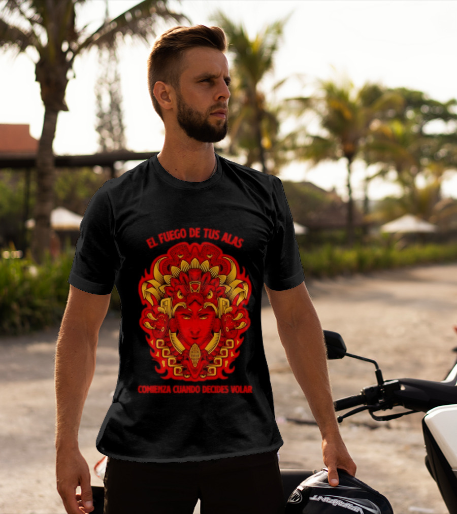 El Fuego De Tus Alas Comienza Cuando Decides Volar Aztec T-Shirt