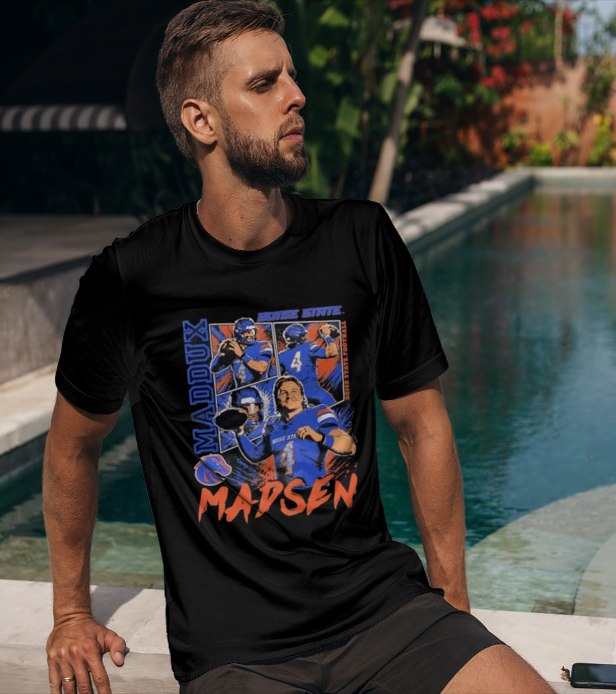 Maddux Madsen Boise State Broncos Football 2026 Big Ten Media Days T-Shirt