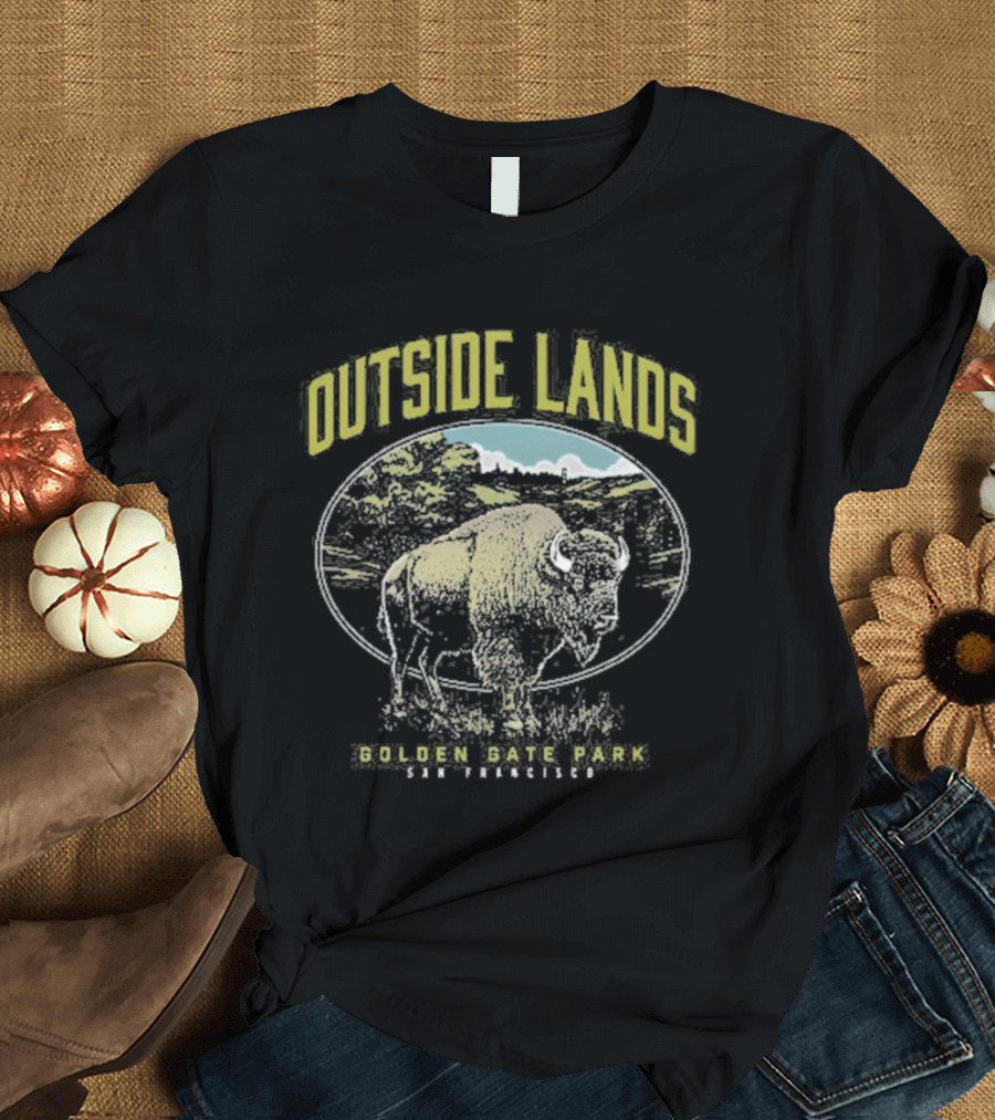 Outside Lands Golden Gate Park Bison San Francisco 2026 California T-Shirt