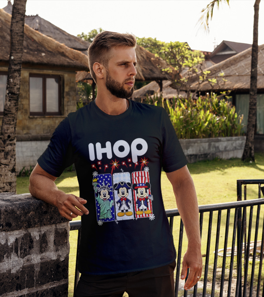 IHOP Mickey Mouse America 250th Anniversary Celebration T-Shirt