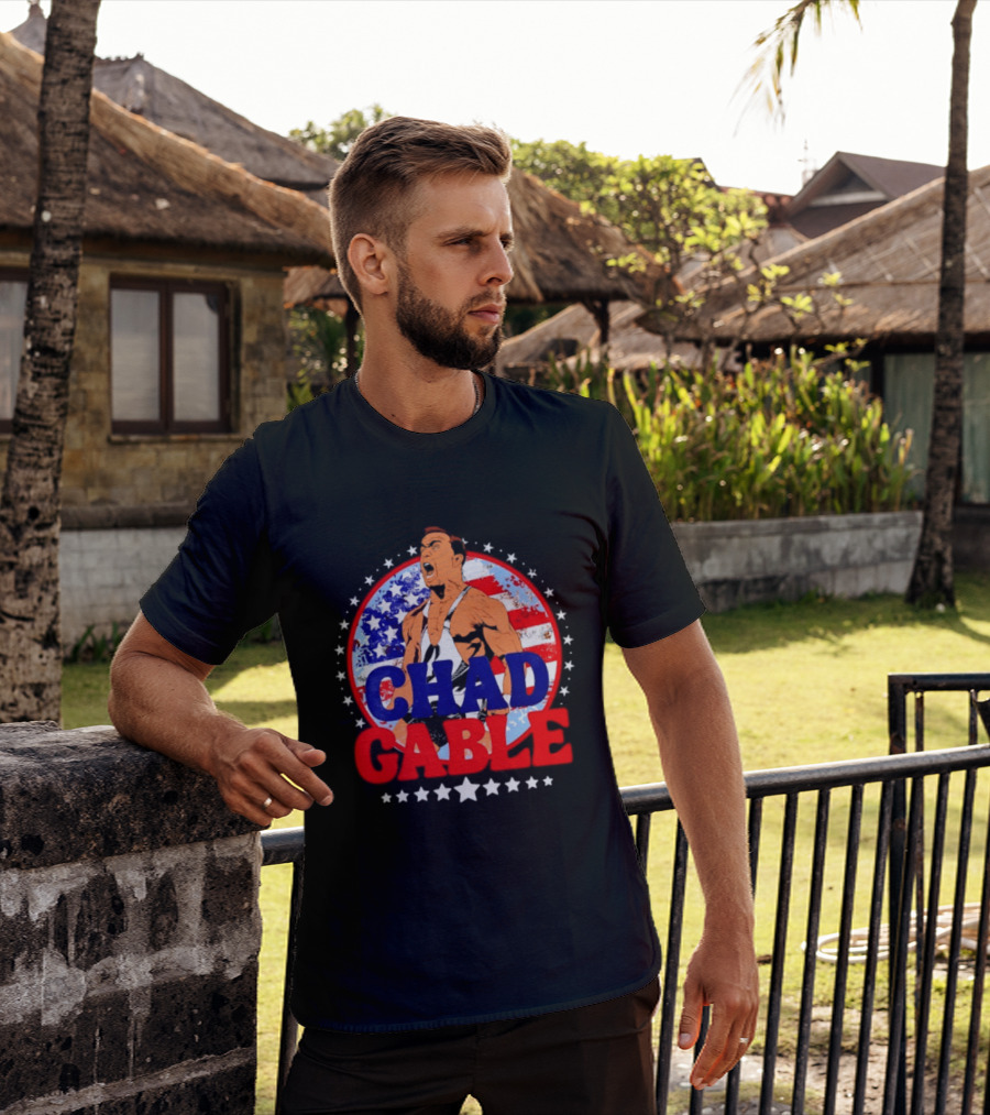 Chad Gable WWE Wrestling American Flag T-Shirt