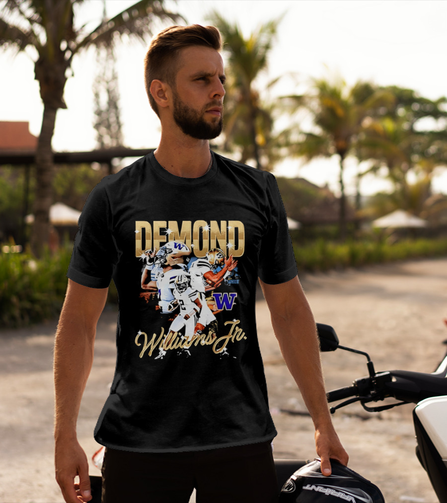 Demond Williams Jr. Washington Huskies Football 2026 Big Ten Media Days T-Shirt