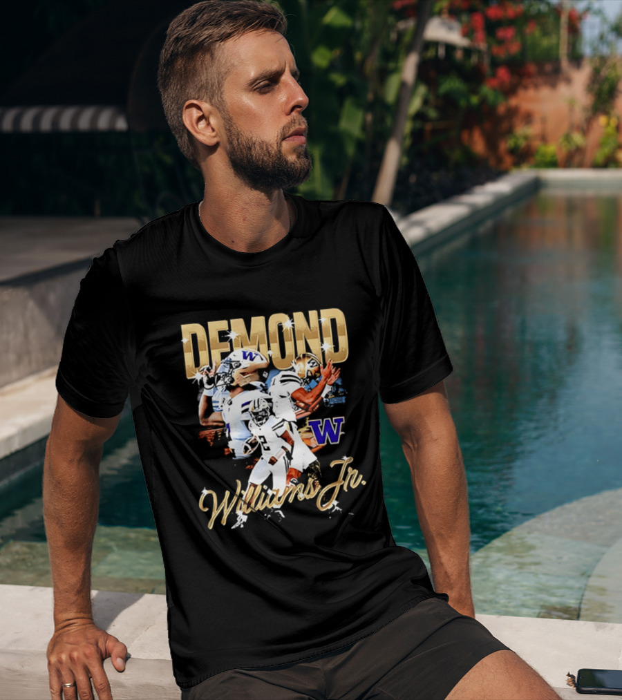 Demond Williams Jr. Washington Huskies Football 2026 Big Ten Media Days T-Shirt