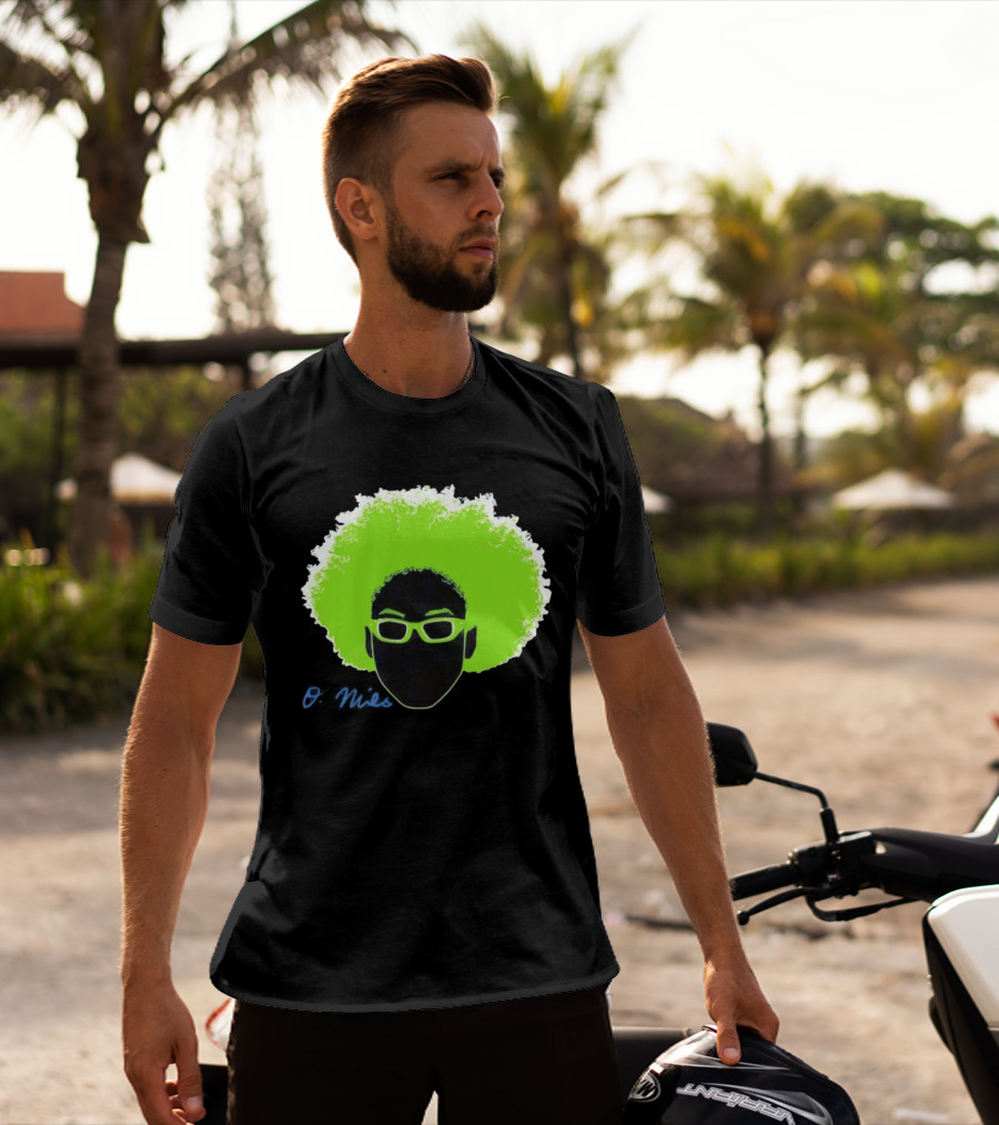 Olivia Miles Minnesota Lynx 2026 WNBA Green Afro And Glasses T-Shirt