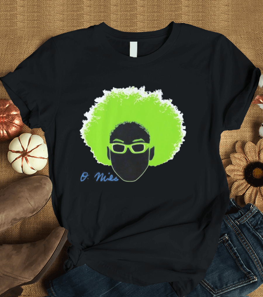 Olivia Miles Minnesota Lynx 2026 WNBA Green Afro And Glasses T-Shirt