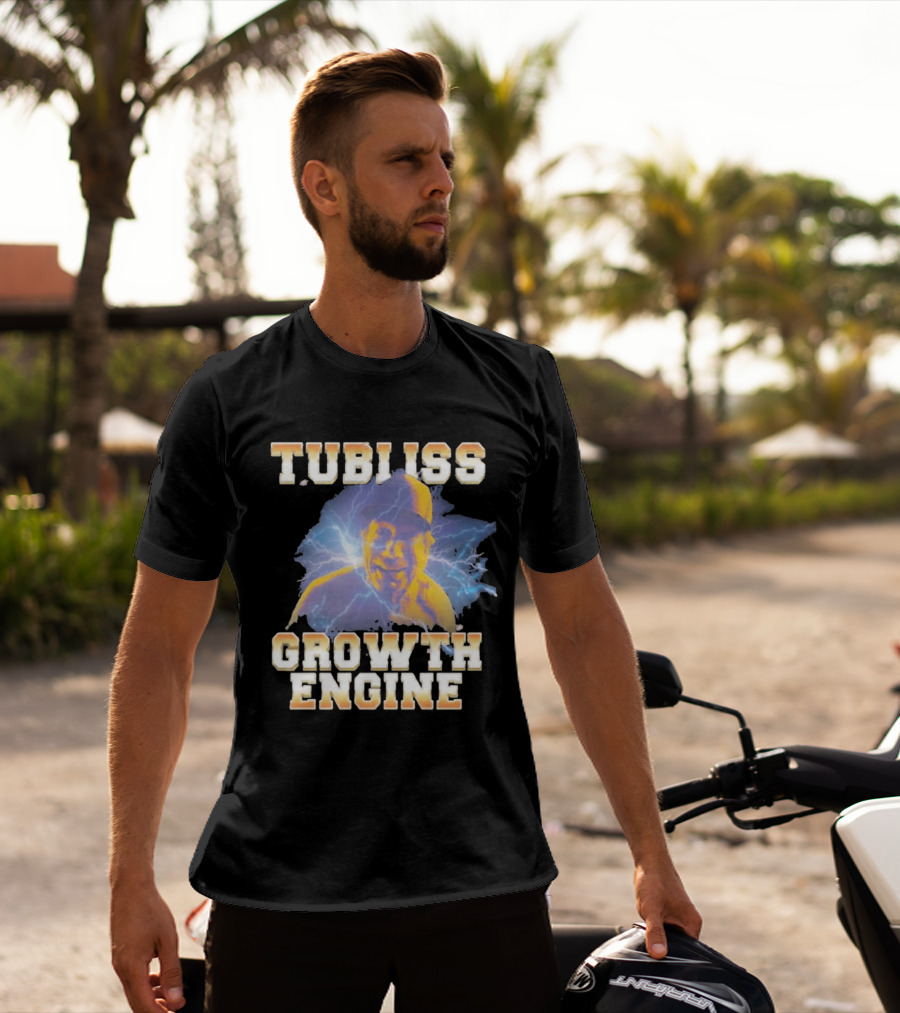 Tubi Iss Growth Engine Electric Blue Lightning T-Shirt