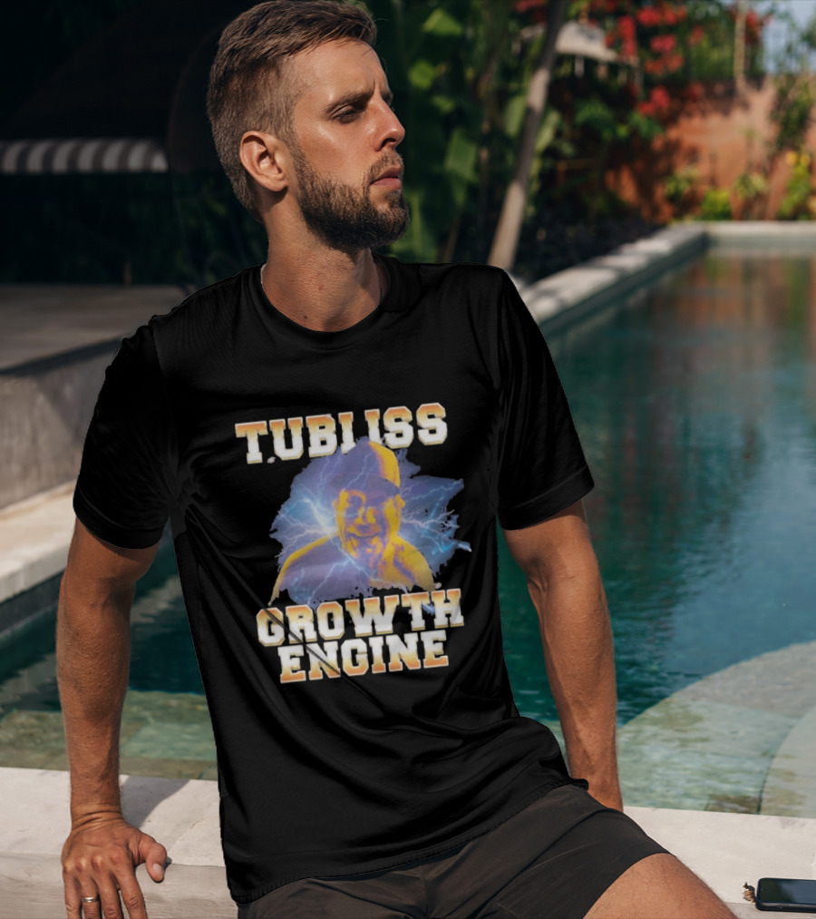 Tubi Iss Growth Engine Electric Blue Lightning T-Shirt