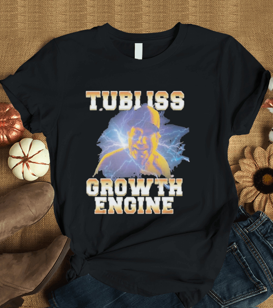 Tubi Iss Growth Engine Electric Blue Lightning T-Shirt