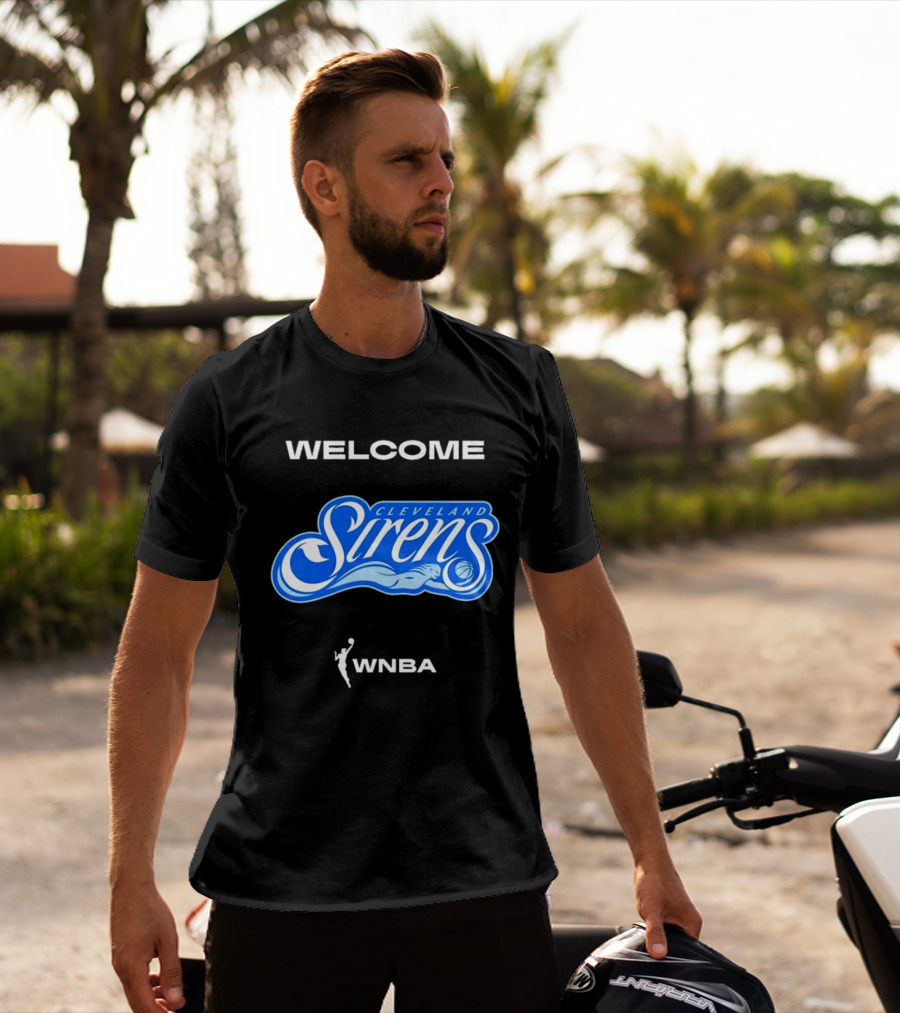Welcome Cleveland Sirens WNBA 2026 Logo Debut T-Shirt