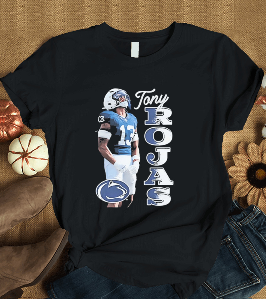Tony Rojas Nittany Lions Football 13 2026 Big Ten Media Days T-Shirt