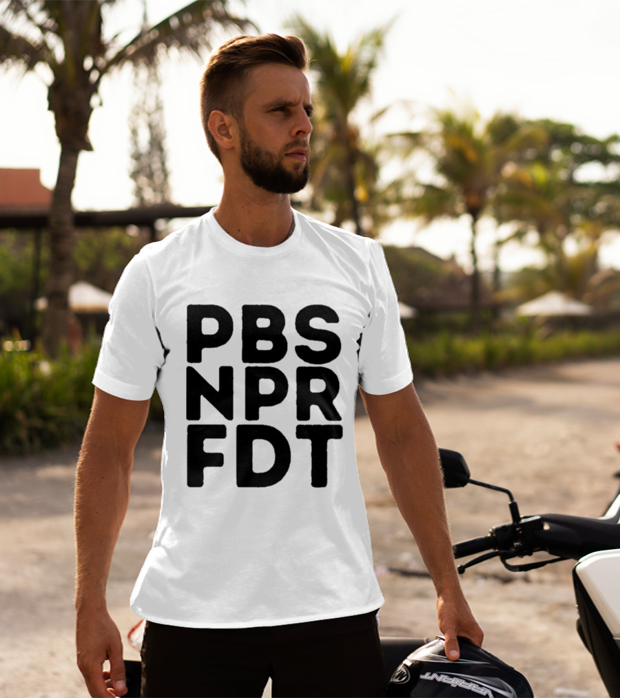 PBS NPR FDT Bold Alphabet Blocks T-Shirt