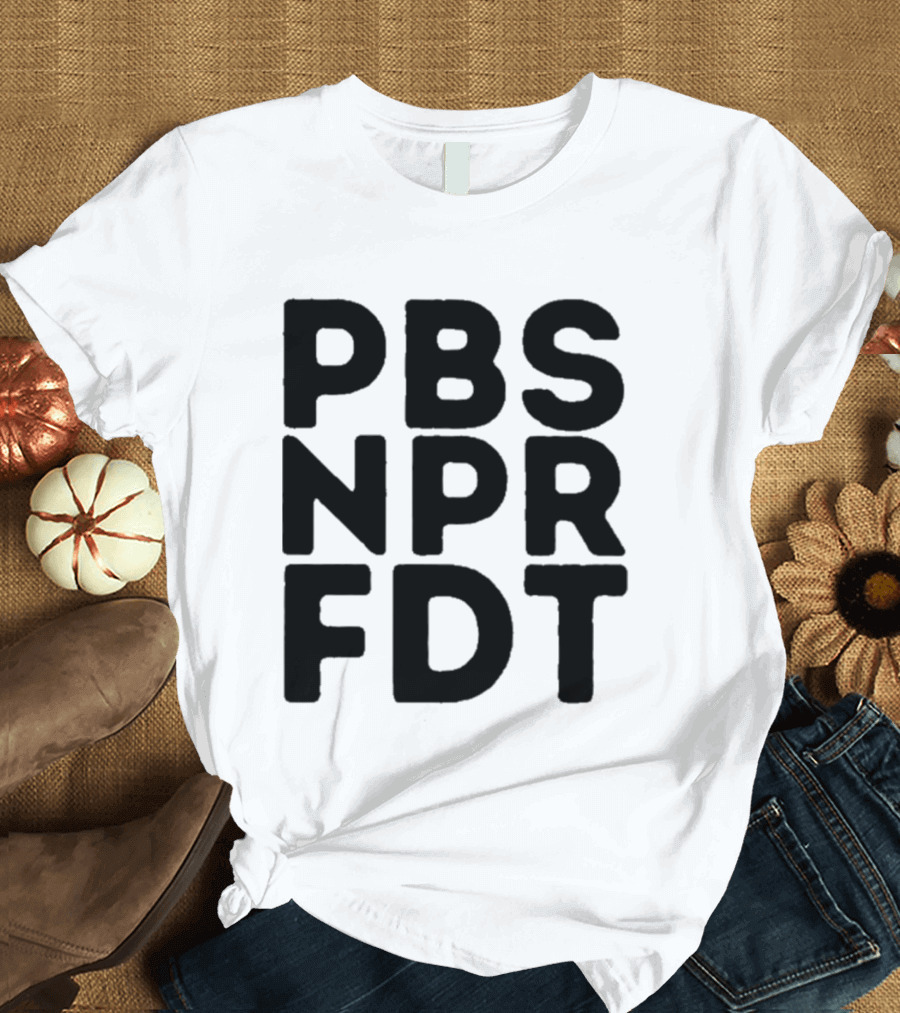 PBS NPR FDT Bold Alphabet Blocks T-Shirt