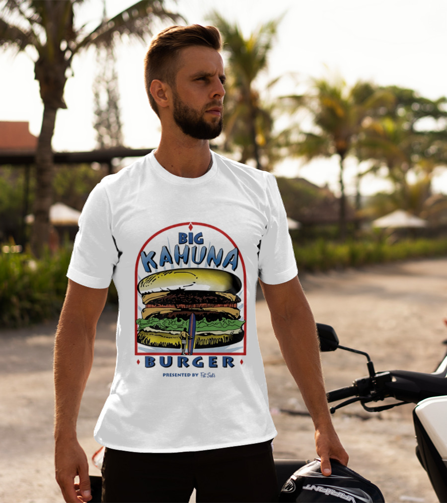 Big Kahuna Burger Fat Sal's Surfing Sandwich Arch T-Shirt