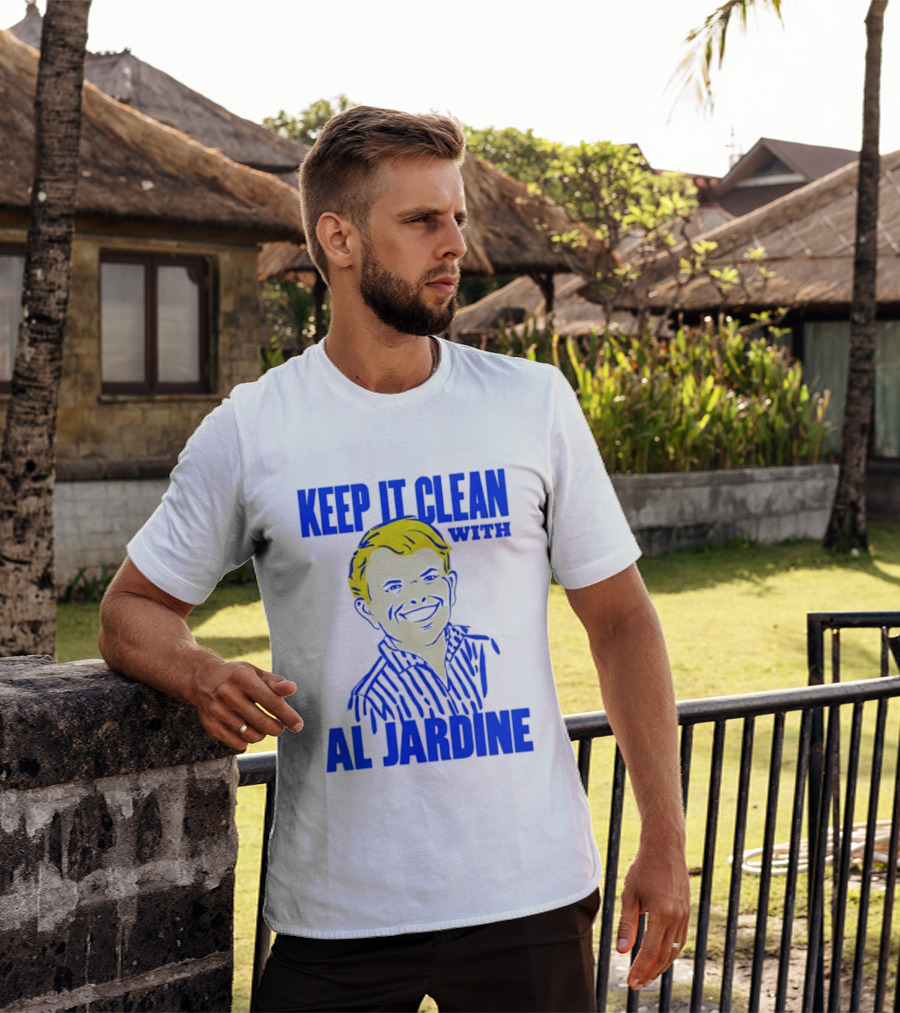 Keep It Clean With Al Jardine Blue Yellow T-Shirt