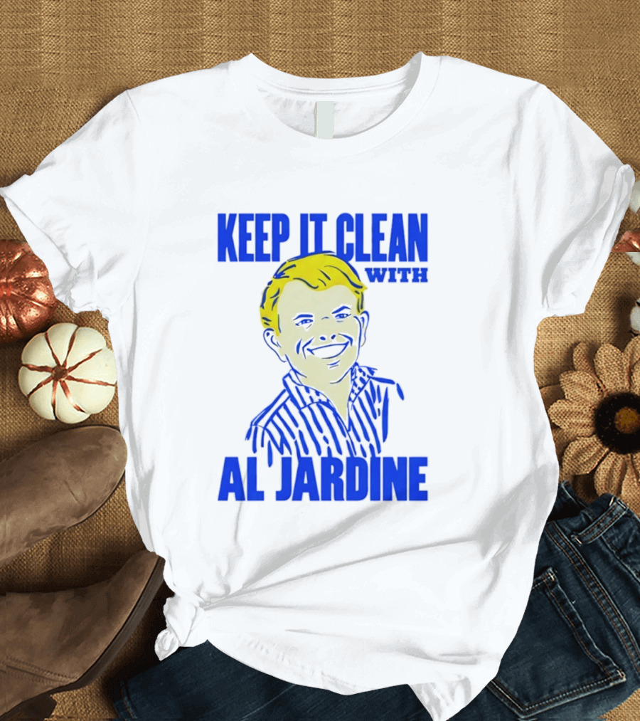 Keep It Clean With Al Jardine Blue Yellow T-Shirt