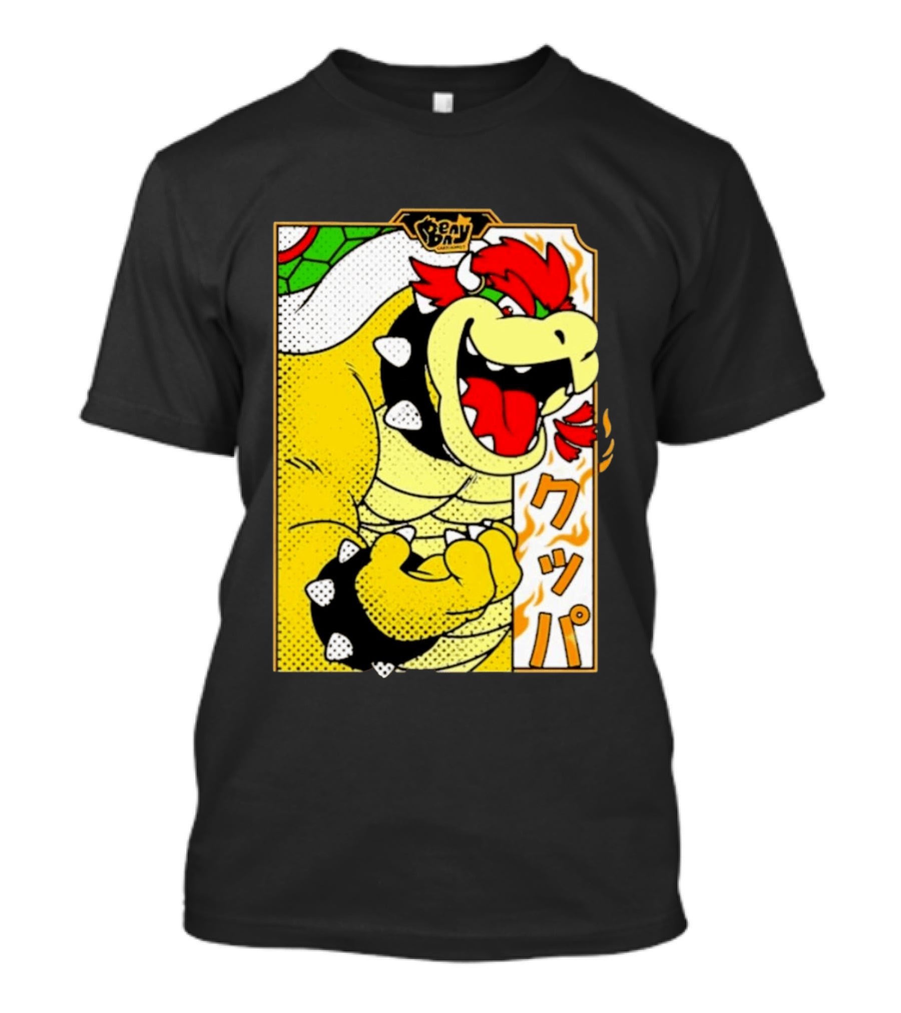 Bowser Japanese Pop Art Comic Style T-Shirt